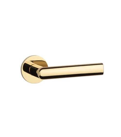 SILENA round plate door handle designer handle colour 3