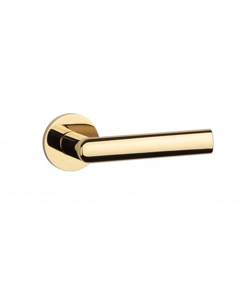 SILENA round plate door handle designer handle colour 3