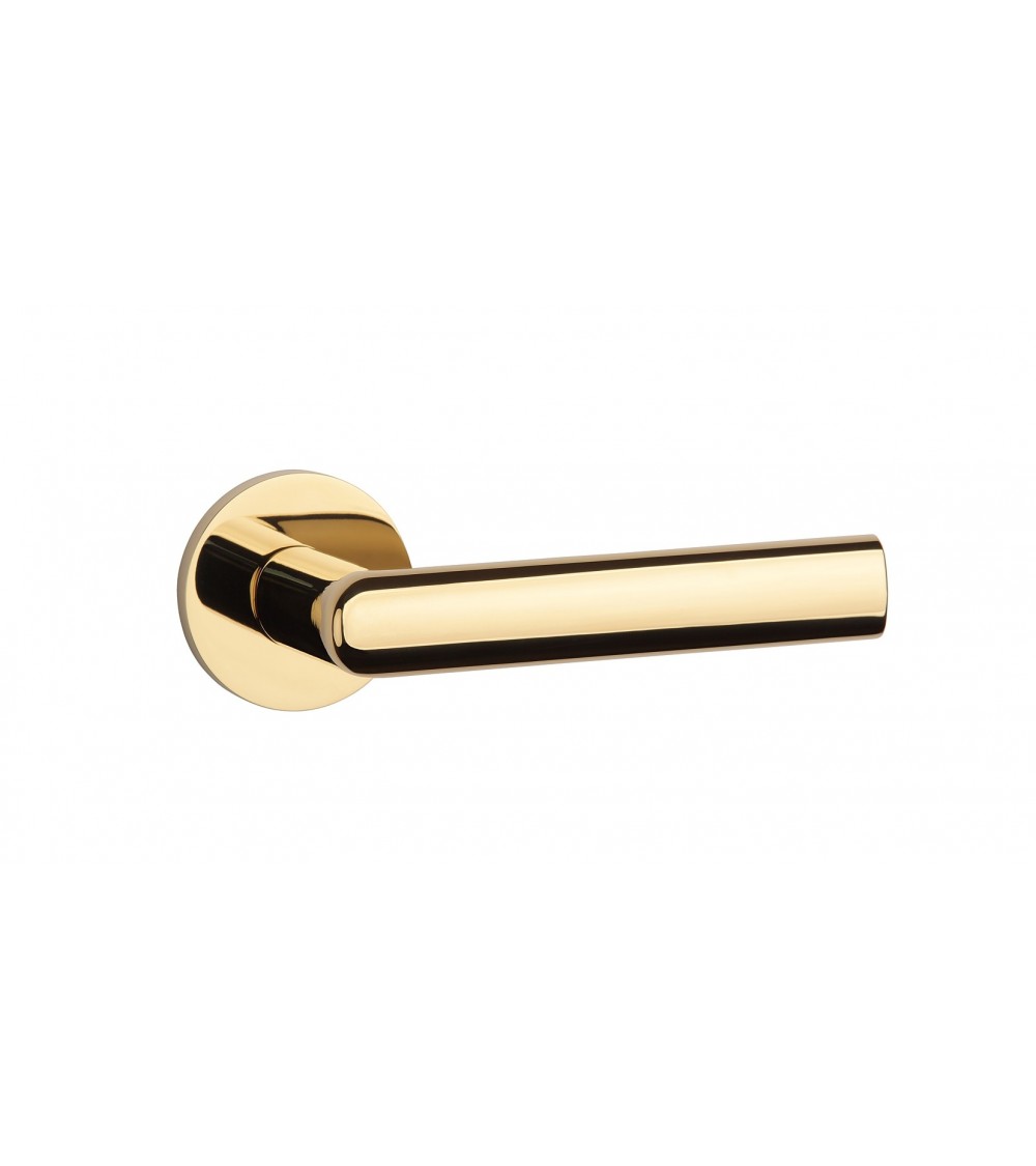 SILENA round plate door handle designer handle colour 3