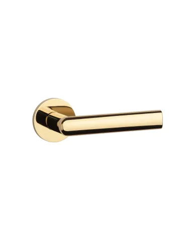 SILENA round plate door handle designer handle colour 3