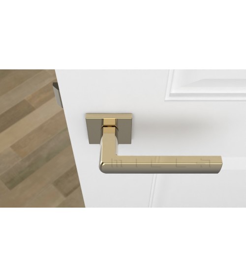 HOSTA square plate door handle designer handle