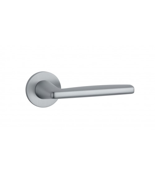 LUNA round plate door handle designer handle colour 3