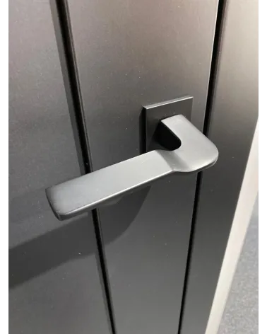 LINE BALI square plate door handle design colour 1 on door 1