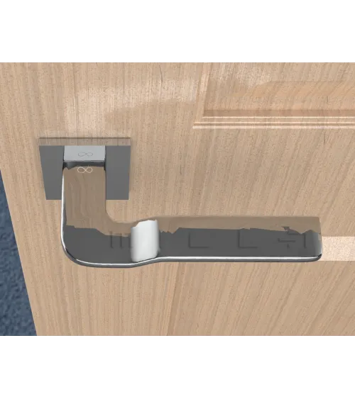 LINE BALI square plate door handle design hardware colour 1