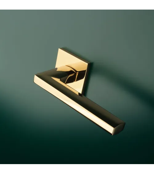 PYROLA square plate door handle design hardware