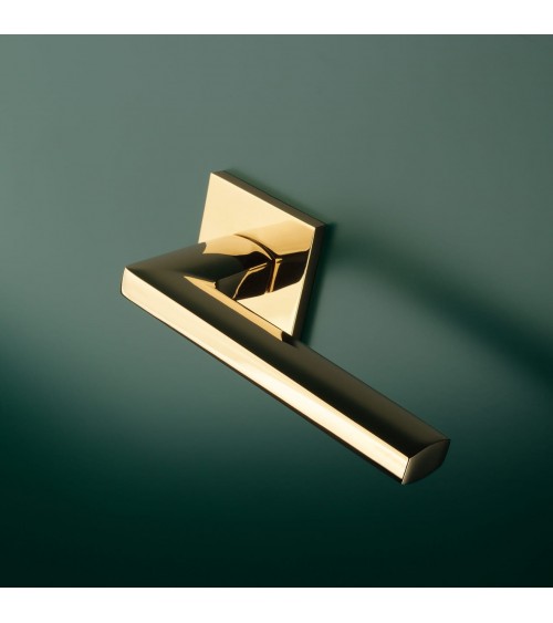PYROLA square plate door handle design hardware