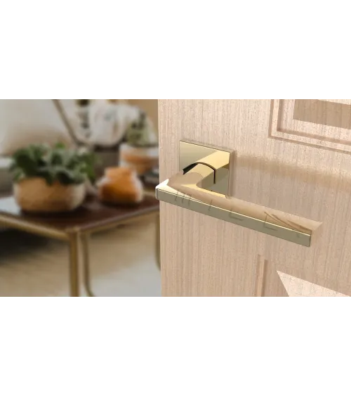 PYROLA square plate door handle design hardware