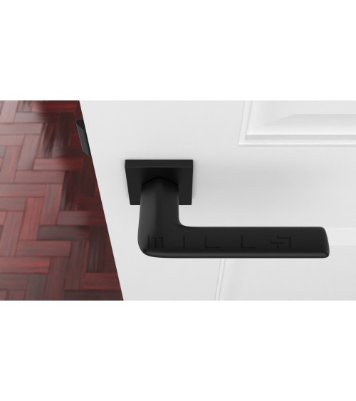 LILA square plate door handle designer handle colour 2