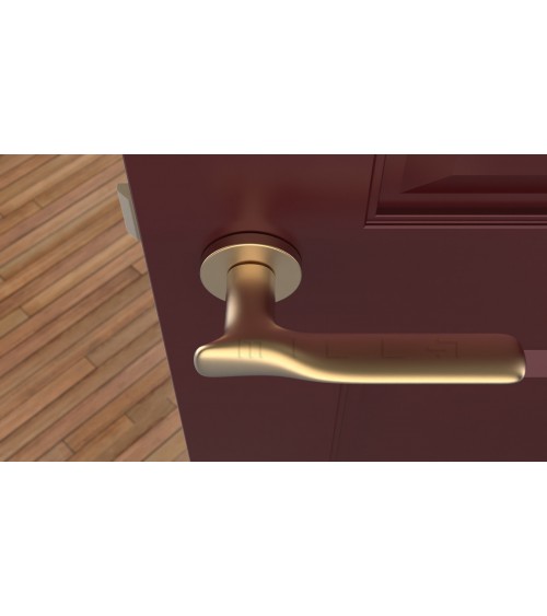 ORCHIDE zamak door handle design handle colour 3