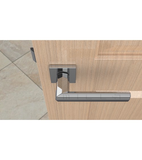 FRESIA zamak door handle design handle colour 2