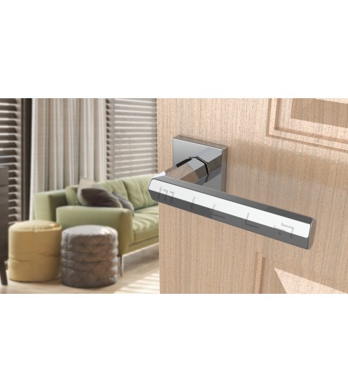 FRESIA zamak door handle design handle colour 2