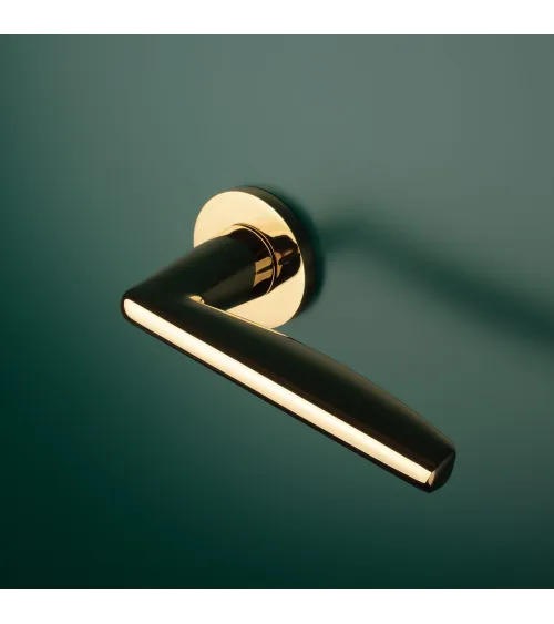 LUNA zamak door handle design handle colour 2