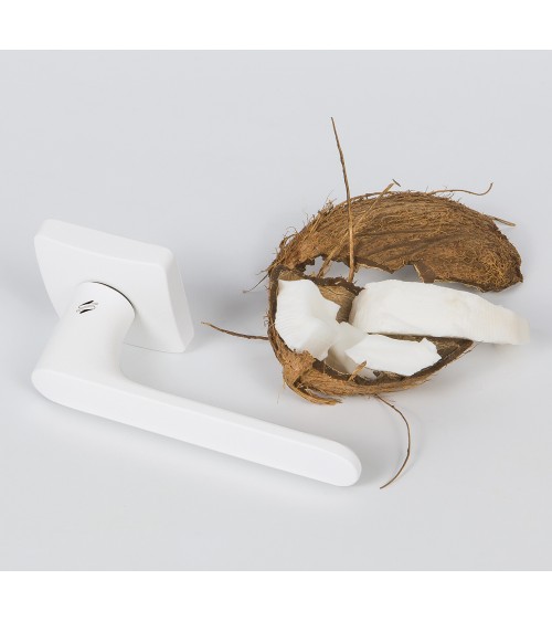 White sunset door handle - Moon One Square - design handle