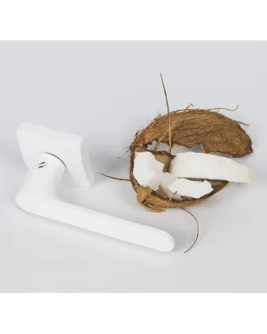 Sunset white door handle - Moon One Square - design handle