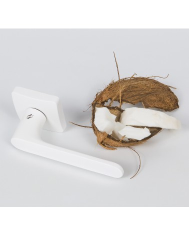Sunset white door handle - Moon One Square - design handle