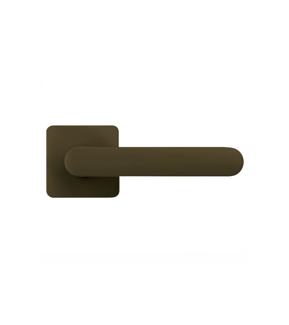 Sunset brown door handle - Moon One Square - design handle
