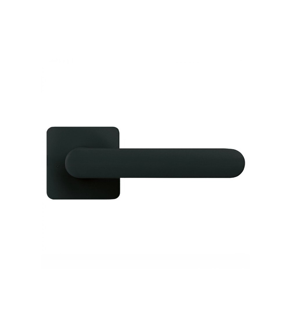 Black sunset door handle - Moon One Square - designer handle