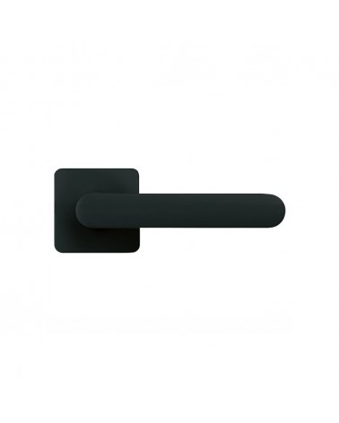 Black sunset door handle - Moon One Square - designer handle