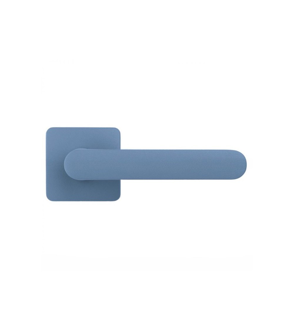Ocean Blue sunset door handle - Moon One Square - designer handle