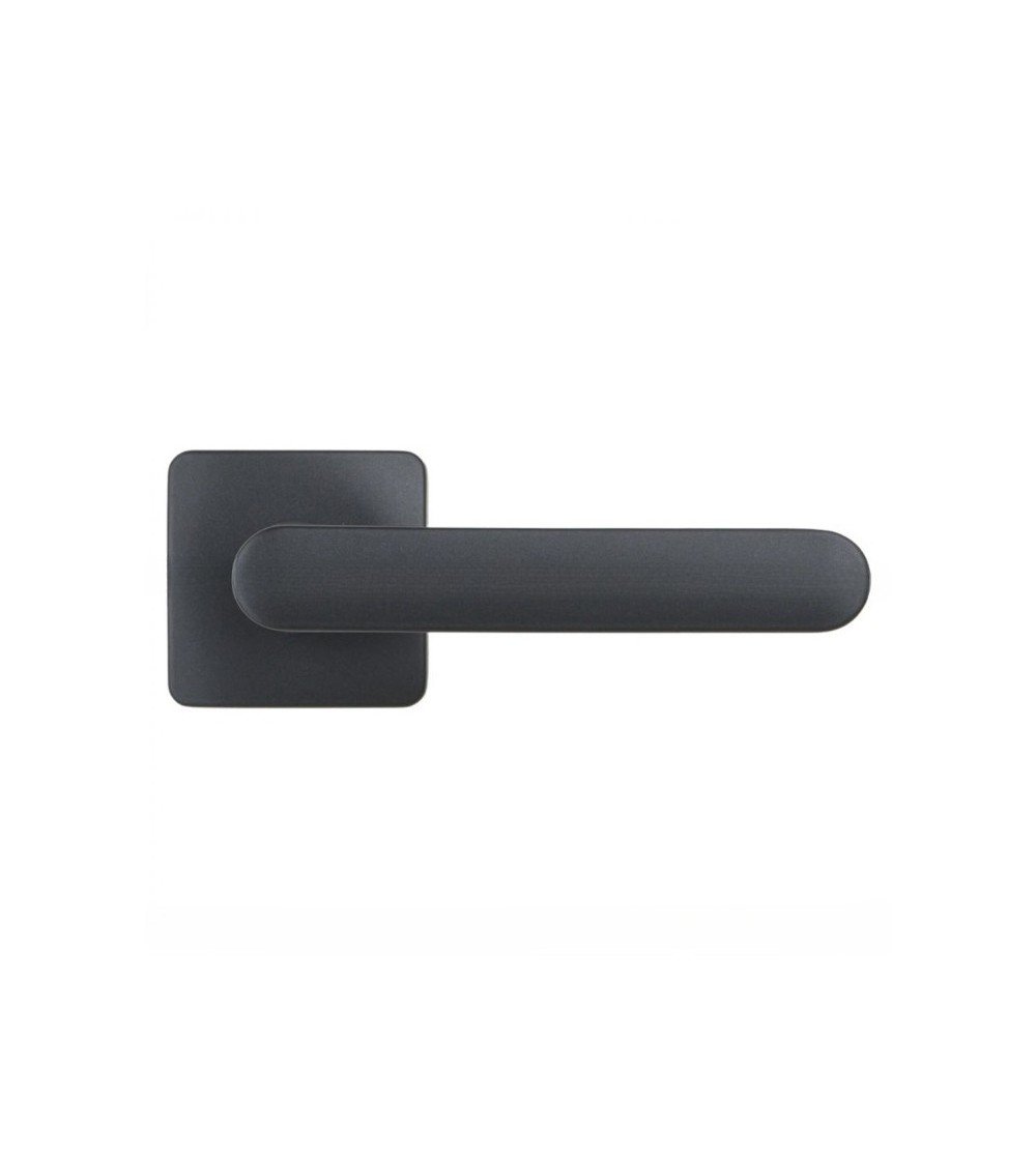 Titanium sunset door handle - Moon One Square - designer handle