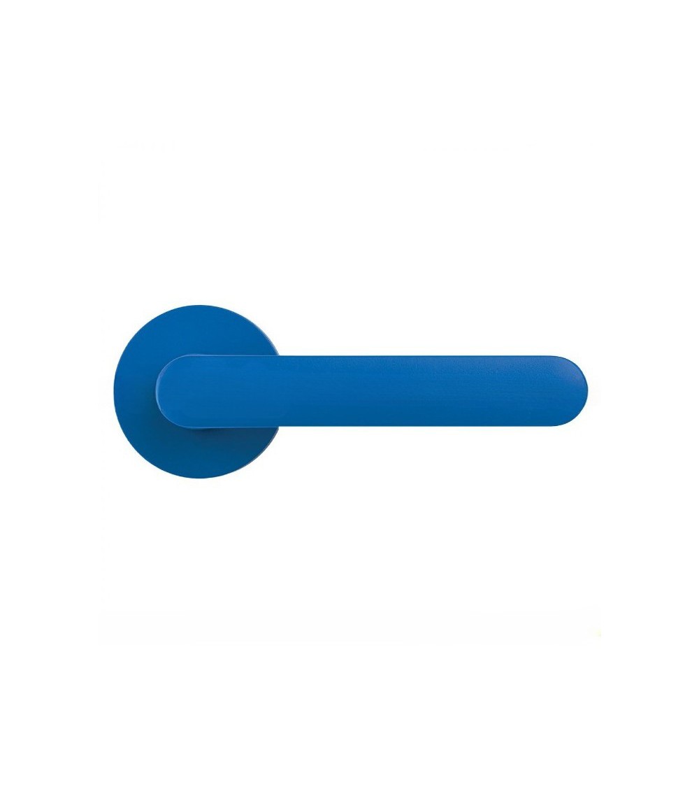 Capri Blue door handle - Moon One Round - designer handle