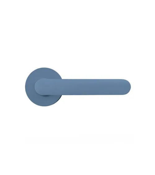 Ocean Blue door handle - Moon One Round - designer handle