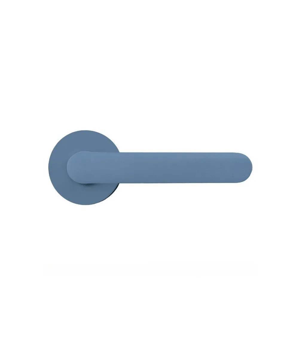 Ocean Blue door handle - Moon One Round - designer handle