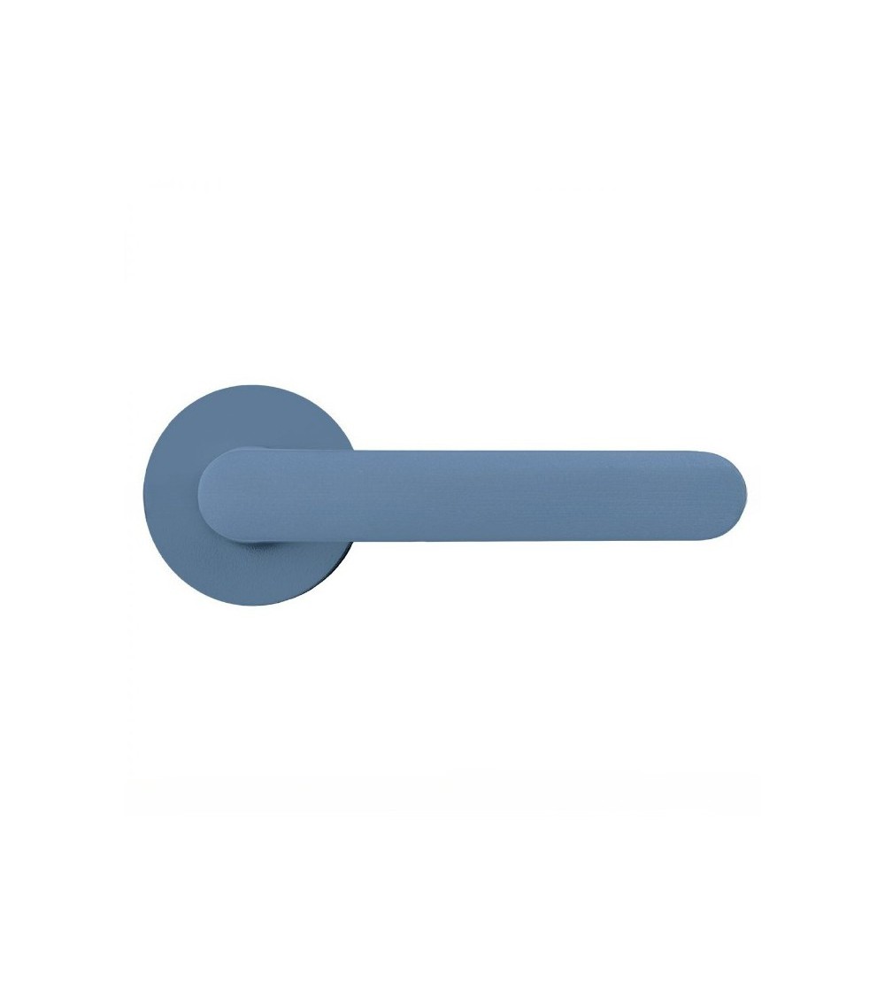 Ocean Blue door handle - Moon One Round - designer handle