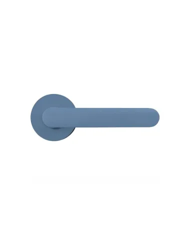 Ocean Blue door handle - Moon One Round - designer handle