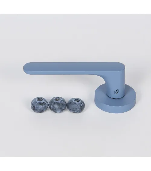 Ocean Blue door handle - Moon One Round - designer handle