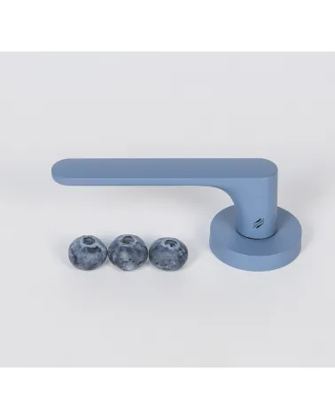 Ocean Blue door handle - Moon One Round - designer handle