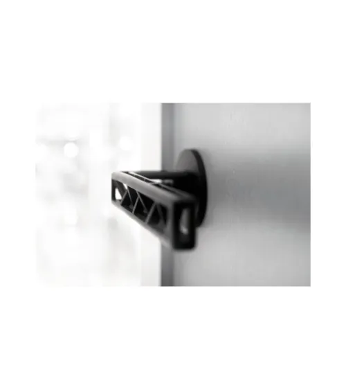 ORIGINAL door handle on round plate Skeleton - designer handle