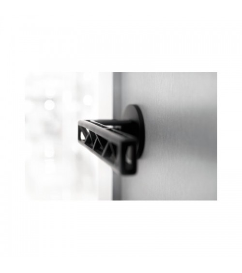 ORIGINAL door handle on round plate Skeleton - designer handle