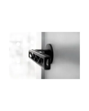 ORIGINAL door handle on round plate Skeleton - designer handle