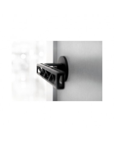 ORIGINAL door handle on round plate Skeleton - designer handle