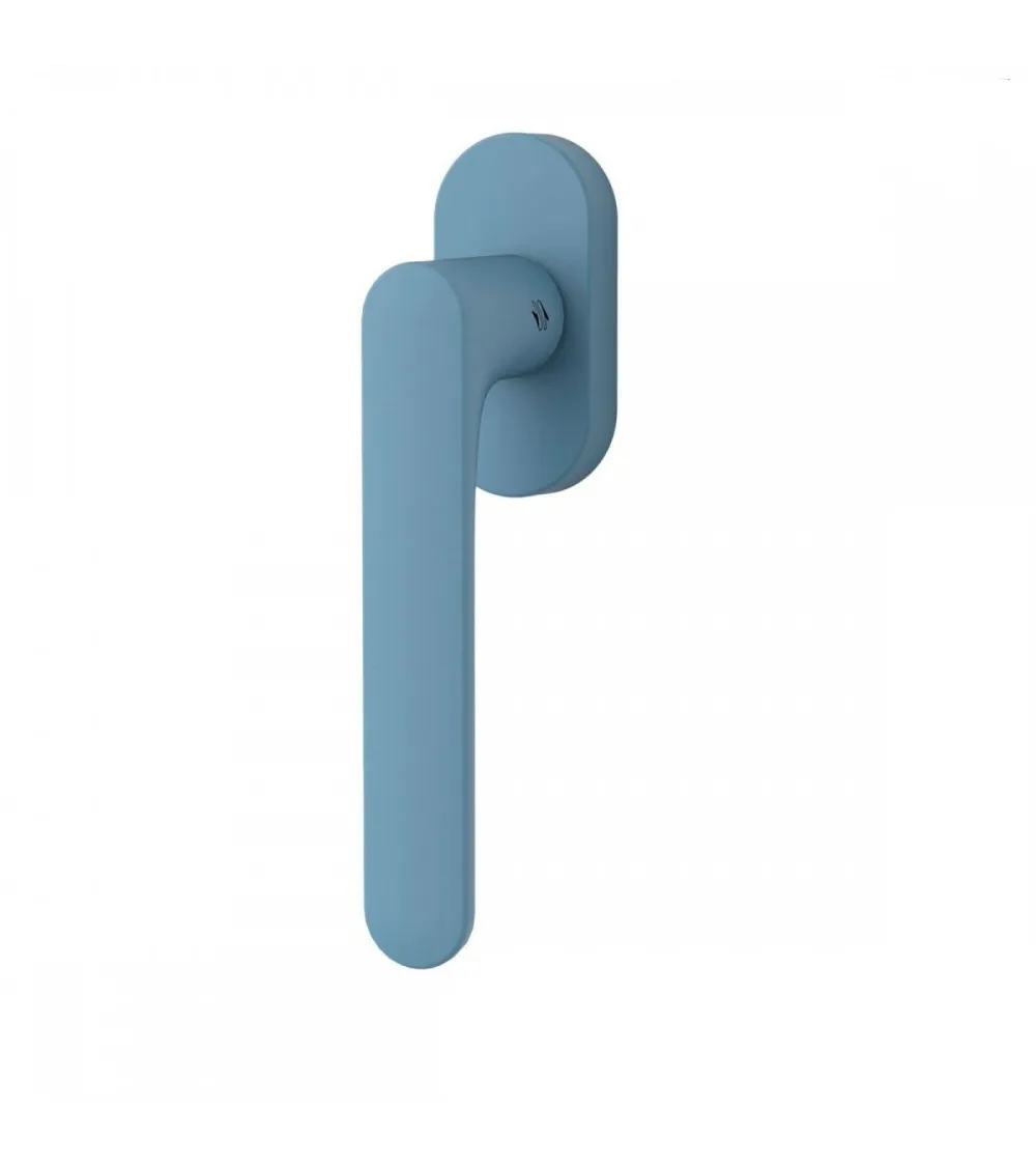 Ocean Blue Window Handle - Moon One Round - Designer Handle