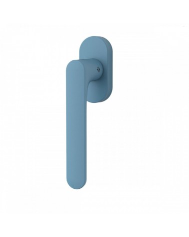 Ocean Blue Window Handle - Moon One Round - Designer Handle