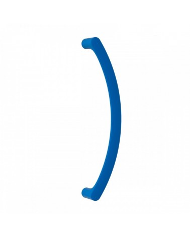 Marshal's baton handle, pull handle in Capri Blue Moon One - designer handle