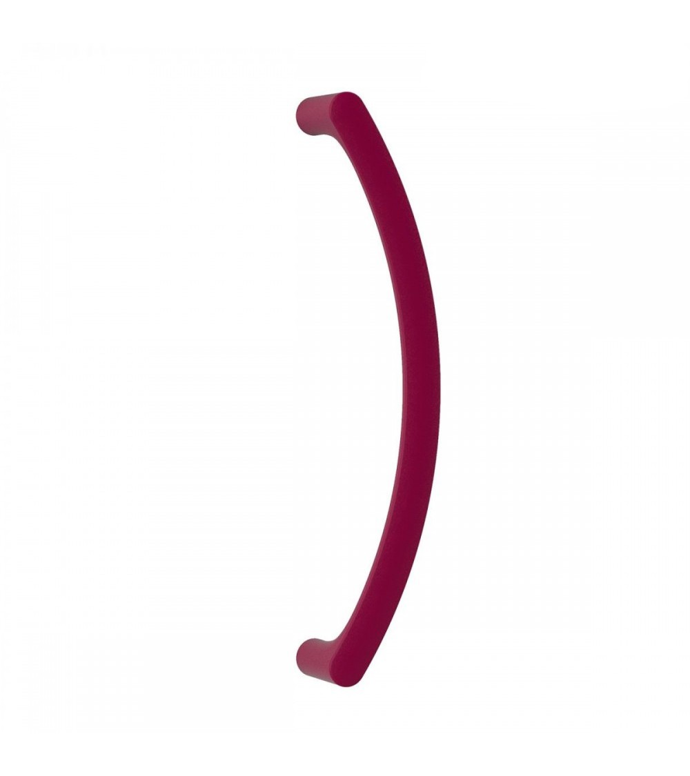 Marshal's baton handle, pull handle in Burgundy Purple Moon One - designer handle