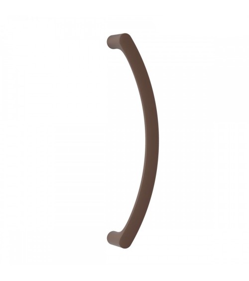 Marshal's baton handle, pull handle in Brown Moon One - designer handle