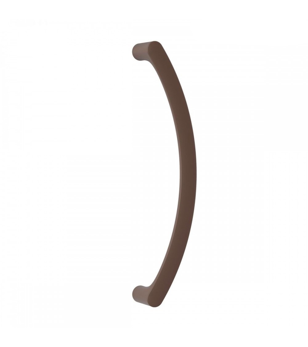 Marshal's baton handle, pull handle in Brown Moon One - designer handle