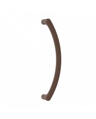 Marshal's baton handle, pull handle in Brown Moon One - designer handle