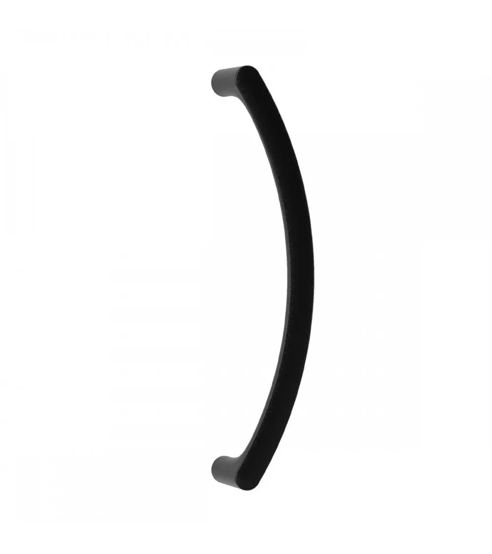 Marshal's baton handle, pull handle in Black Moon One - designer handle