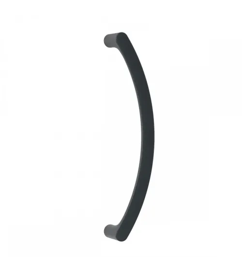 Marshal's baton handle, pull handle in Titanium Moon One - designer handle