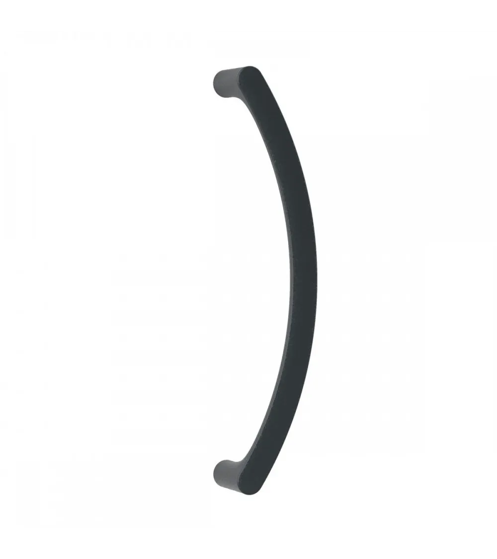 Marshal's baton handle, pull handle in Titanium Moon One - designer handle