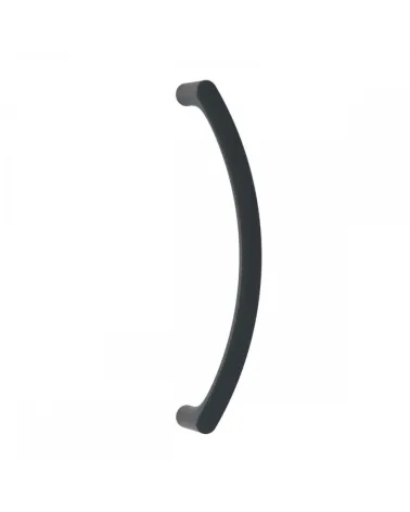 Marshal's baton handle, pull handle in Titanium Moon One - designer handle