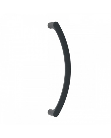 Marshal's baton handle, pull handle in Titanium Moon One - designer handle