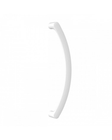 Marshal's baton handle, pull handle in White Moon One - designer handle