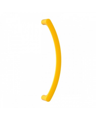 Marshal's baton handle, pull handle in Lemon Yellow Moon One - designer handle