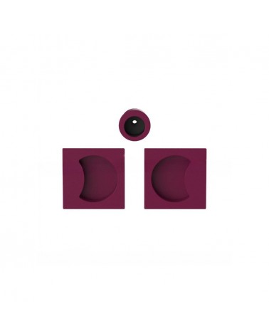 Moon One bordeaux purple sliding door handle designer handle